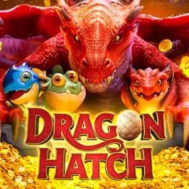 Dragon Hatch slot logo by PG Soft at Winz Casino
