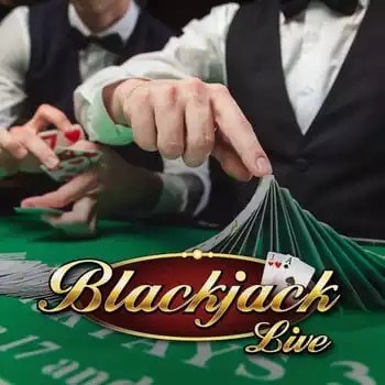 Live Blackjack logo – Live Casino by Evolution at Winz Casino