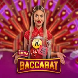 Mega Baccarat casino game by Pragmatic Play – featured logo at Winz Casino