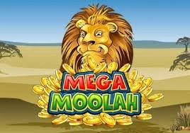 Mega Moolah slot logo by Games Global Winz Casino