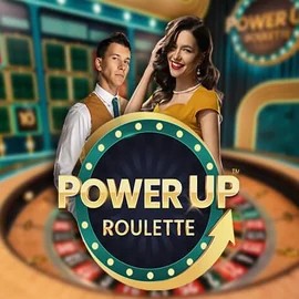 Official Live Casino logo: PowerUP Roulette by Pragmatic Play at Winz Casino